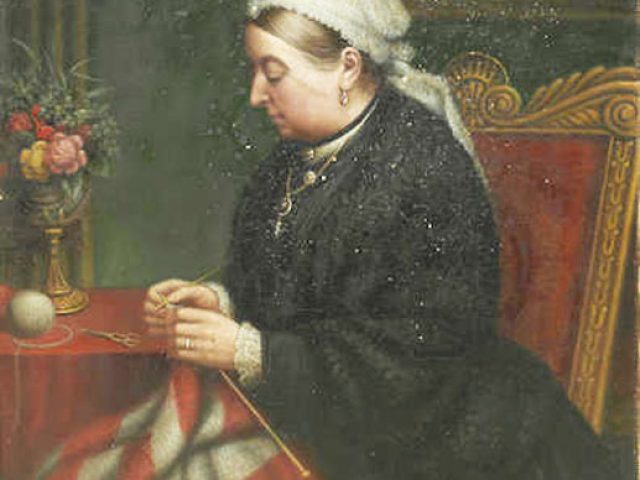 ALEXANDER MELVILLE queenvictoria knitting quilts